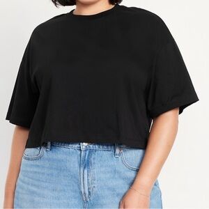Old Navy Black Women's Crop Top